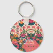 Hochzeit maßgeschneiderte Bridesmaid Schlüsselanhänger (Vorderseite)