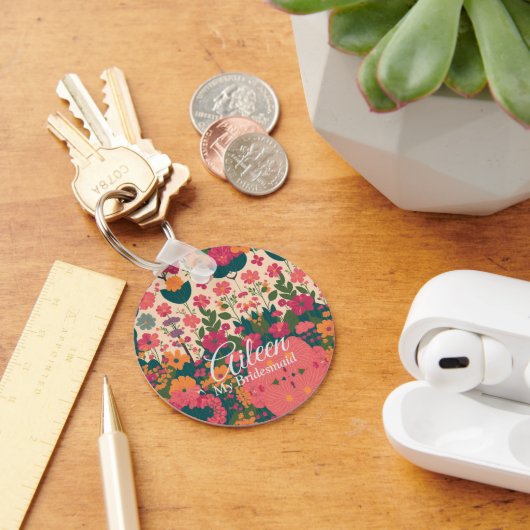 Hochzeit maßgeschneiderte Bridesmaid Schlüsselanhänger (Schreibtisch)