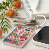 Hochzeit maßgeschneiderte Bridesmaid Schlüsselanhänger (Vorderseite rechts)