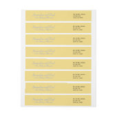 Hochzeit Mellow Yellow Blue (Bogen)