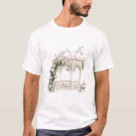 Hochzeit Merken Sie Sich Das Datum Minimal Elegant T-Shirt