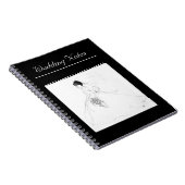 "Hochzeit merkt" Notizbuch Notizblock (Rechte Seite)