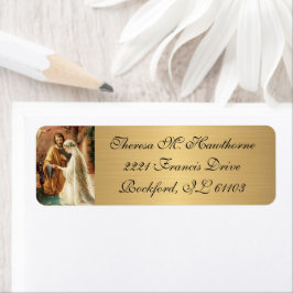 Hochzeit Metallic Elegant Gold Jungfrau Mary Josep