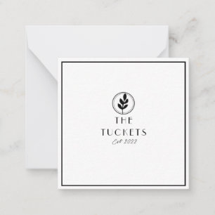 Hochzeit Minimalistisch Modern Vielen Dank Post Ca Mitteilungskarte