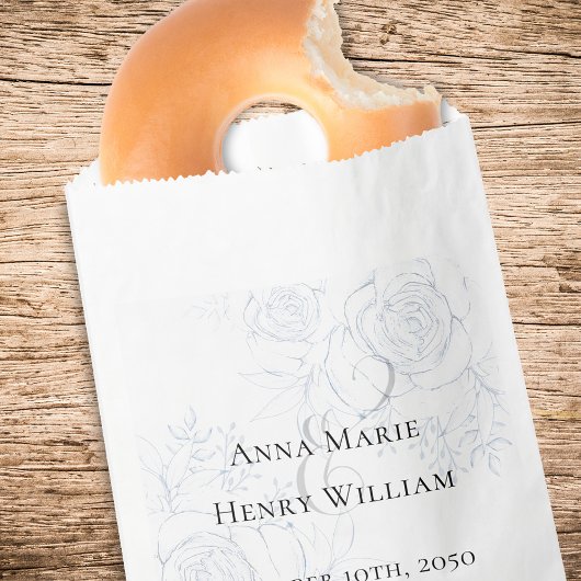 Hochzeit Minimalistische Elegante Klassische Kalli Geschenktütchen