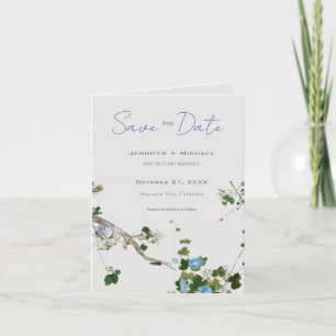 Hochzeit Minimalistische Kalligrafie Floral Ankündigung