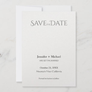 Hochzeit Minimalistische Kalligrafie Schrift Save The Date