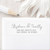 Hochzeit Minimalistische Rücksendeadresse (Insitu)