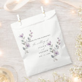 Hochzeit Minimalistischer Aquarellschrift Geschenktütchen (Ausgeschnitten)