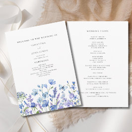 Hochzeit mit Blauer Wildblume Programm