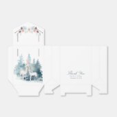 Hochzeit mit Blumen und Blattwerk Geschenkschachtel (Ungefaltet)