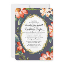 Hochzeit mit Blumen und Gold