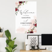 Hochzeit mit Blumenzwiebeln Poster (Heimbüro)