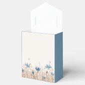 Hochzeit mit Blütenblumen und Weißfelsencreme Geschenkschachtel (Geöffnet)