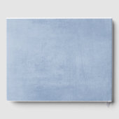 Hochzeit mit Burgund und Dusty Blue Floral Wedding Gästebuch (Rückseite)