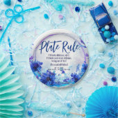 💍 Hochzeit mit # Cornflowers & Lavender Elegance Pappteller (Party)