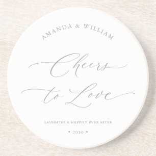 Hochzeit mit dem Motto "Liebe" Getränkeuntersetzer