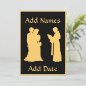 Hochzeit mit der Priesterkarte (Stehend Vorderseite)