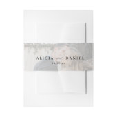 Hochzeit mit elegantem Foto Einladungsbanderole (Vorderseite Beispiel)