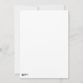 Hochzeit mit Floral English Country Einladung (Rückseite)