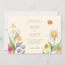 Hochzeit mit floralen Aquarellen