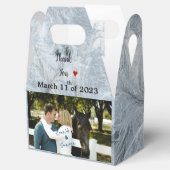 Hochzeit mit Foto Gefälligkeitsbox Geschenkschachtel (Geöffnet)