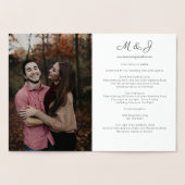 Hochzeit mit Foto und Gold oder Silberfolie Folienkarte (Innenseite)