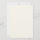Hochzeit mit Himmelrosa Blütenblättern Einladung (Rückseite)