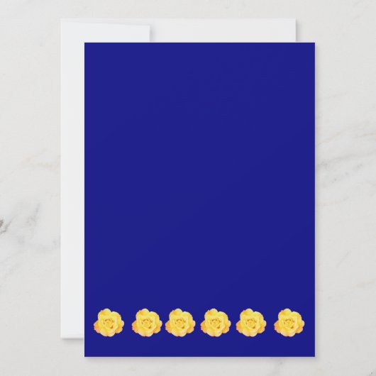 Hochzeit mit Hübschem Hellblauch Einladung (Rückseite)