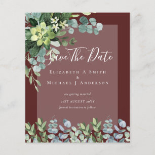 HOCHZEIT MIT KLEINEM BUDGET DATEN SICHERN - GRÜN E FLYER