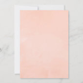 Hochzeit mit lila Blüte Einladung (Rückseite)