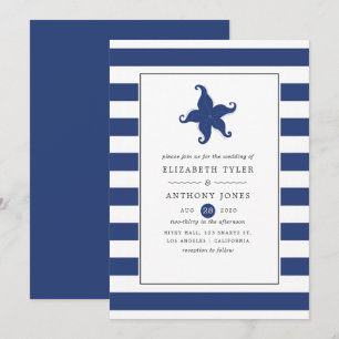 Hochzeit mit maritimem Thema Einladung