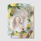 Hochzeit mit marokkanischen Tischen und Zitronen i Pergament Einladungen (Versatz (Ehepaar))