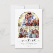Hochzeit mit mehreren Fotos Save The Date (Vorderseite)