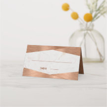 Hochzeit mit moderner geometrischer Marmorkugelkal