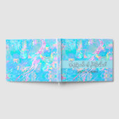 Hochzeit mit opalem Hintergrund Gästebuch (Voll)