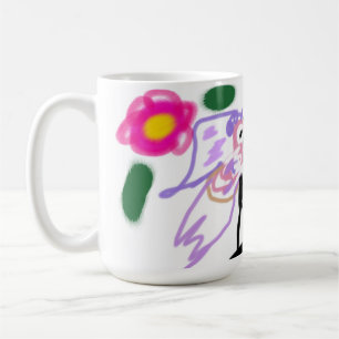Hochzeit mit rosa Flamingos Kaffeetasse