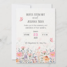 Hochzeit mit rosa und grüner Blüte