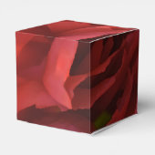 Hochzeit mit Roter Flora Geschenkschachtel (Rückseite)