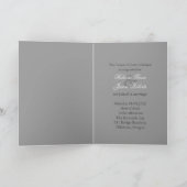 Hochzeit mit rustikalem Barnholz Einladung (Innenseite)