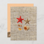 Hochzeit mit Seeblick Einladung (Vorne/Hinten)