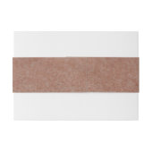 Hochzeit mit tropischem Sand am Strand Einladungsbanderole (Rückseitenbeispiel)