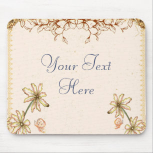 Hochzeit mit Vintage-Blumen Mousepad