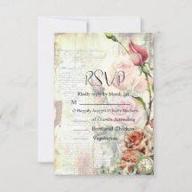 Hochzeit mit Vintage-Rosen