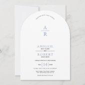 Hochzeit mit Vintagem blumengeschmücktem Wappen Einladung (Vorderseite)