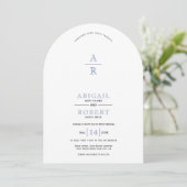 Hochzeit mit Vintagem blumengeschmücktem Wappen Einladung (Stehend Vorderseite)