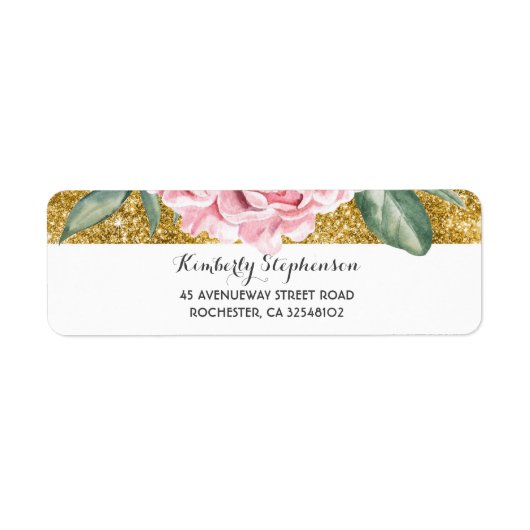 Hochzeit mit Vintagem Rosa Gold und Weiß (Vorne)