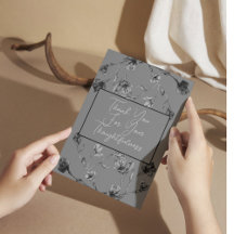 Hochzeit mit weichem grauem Flor