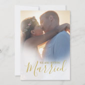 Hochzeit Modern 2 Foto Overlay Einladung (Vorderseite)