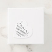 Hochzeit modern einfach geschenkanhänger (Beispiel)